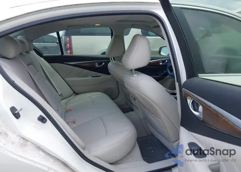 2014 Infiniti Q50 Hybrid Premium from USA, damaged, VIN JN1AV7AP7EM690553